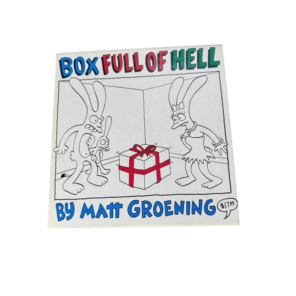 Matt Groening Box Full of Hell 1988 Slipcase Set of 3 Love School Work is Hell